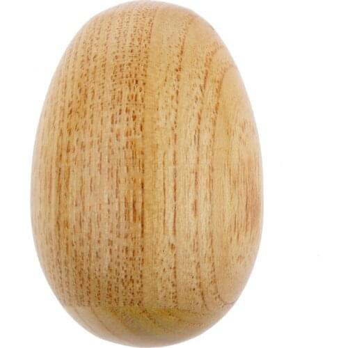 Handcraft Wood Egg Shaker Percussion Instrument Rattle Toy Educational Toy