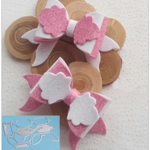 Exquisite bow tie, box lace metal cutting template, handicraft paper template, scrapbook, card processing, embossed folder