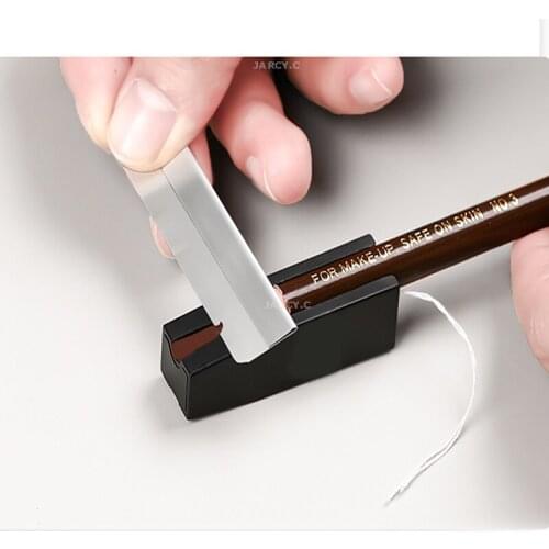 2 In 1 Eyebrow Pencil Sharpener Microblading Peel-Off Pencil Sharpen Tip Tattoo Sharpening Tool For Permanent Eyebrows Makeup