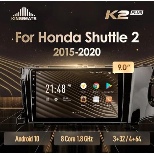 KingBeats Android 10 Octa-Core head unit HU 4G in Dash Car Radio Multimedia Video Player Navigation GPS For Honda Shuttle 2 2015 - 2020 Right hand driver no dvd 2 din Double Din Android Car Stereo 2din