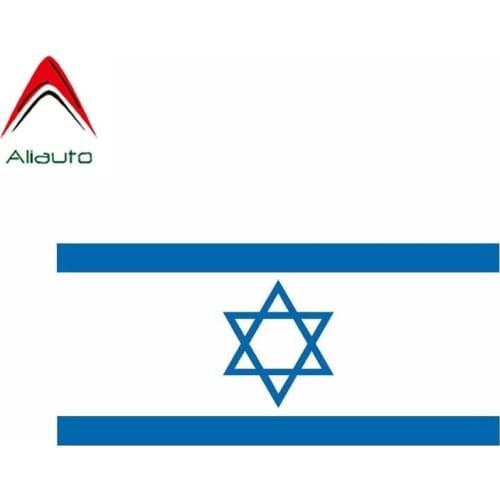 Aliauto Fashion Car Sticker Israel Flag Accessories Vinyl Decal Cover Scratches for Passat B5 Porsche Mazda 6 Peugeot,15cm*7cm