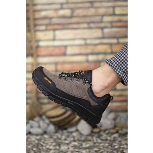 Riccon Brown Black Men 'S Trekking Shoes 0012114