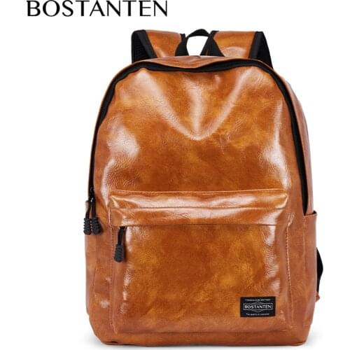 BOSTANTEN Mens Large-capacity Outing Travel Backpack School Bag Computer Bag