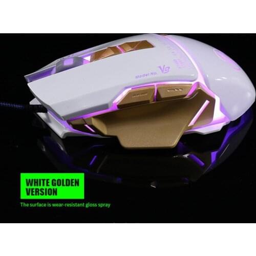 IMICE V9 Wired Gaming Mouse USB Optical Mouse 6Button Computer Pc Mouse for CS DOTA LOL Gamer Professional Gaming Mice