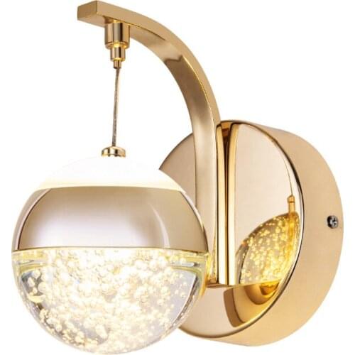 Vanity Lights Crystal Wall Lamp for Hotel Guest Room LED Wall Light for Living Room Modern Crystal Wall Sconce Mirror Lamp LED