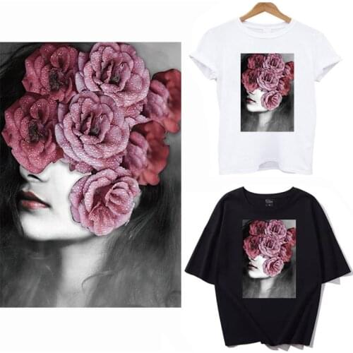 New design Corolla girl patches for clothes DIY Accessory DecorationT-shirt clothing hoodie Thermal transfer sticker