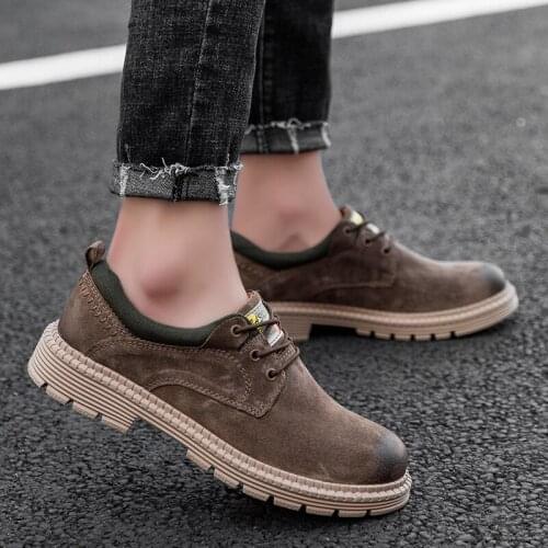 Office outdoor black thick for shose vintage shoes Sneaker man men Casual ankle work male brown leisure fashion sneakers shoe