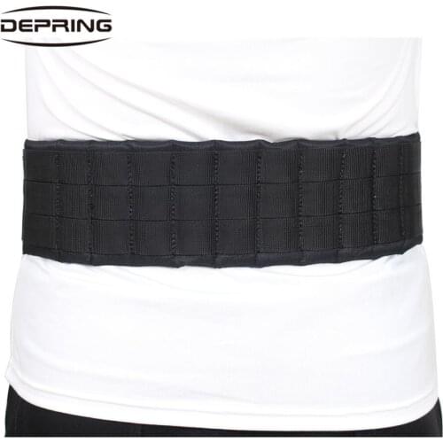 Tactical Molle Padded Patrol Belt Military Quick Release Adjustable Waist Belt for Airsoft Paintball Combat Duty for Hunting