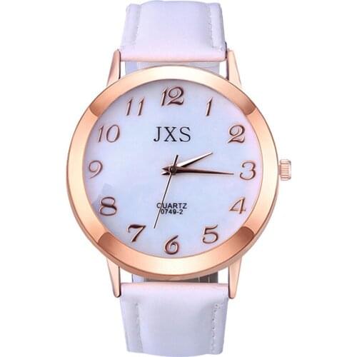 Luxury Brand Leather Quartz Watch Women Men Ladies Fashion Wrist Watch Wristwatches Clock relogio feminino masculino 533