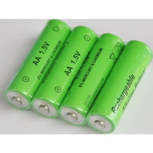4PCS/lot 1.5V 3000mah AA Battery alkaline Rechargeable Battery 2100mah 1.5V AAA Battery for Flashlight rechargeable Battery