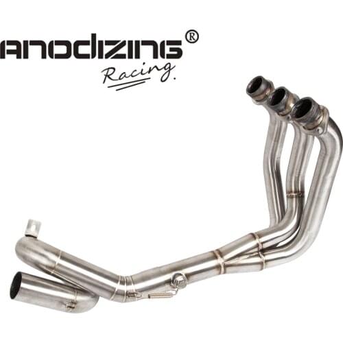 Motorcycle 51mm Full Exhaust System Slip-On Muffler Front Pipe For Yahama FZ09 MT09 FZ-09 MT-09 2014-2018(Not For Tracer)