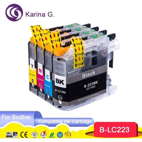 Compatible for Brother LC223 Ink Cartridge For Brtoher DCP-J562DW/J4120DW/MFC-J480DW/J680DW/J880DW/J4620DW/J5720DW/J5320DW