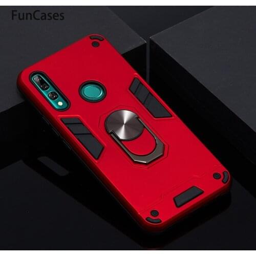 Luxury Magnetic Car Holder Phone Accesory For armor Huawei P Smart Z sFor Cellular Huawei para Y9 Prime 2019 Soft Silicone Case