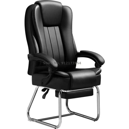 Fabric Computer Chair Home Comfortable Reclining Office Chair Boss Chair Bow Mahjong Chair Lunch Break Massage Chair Back Chair