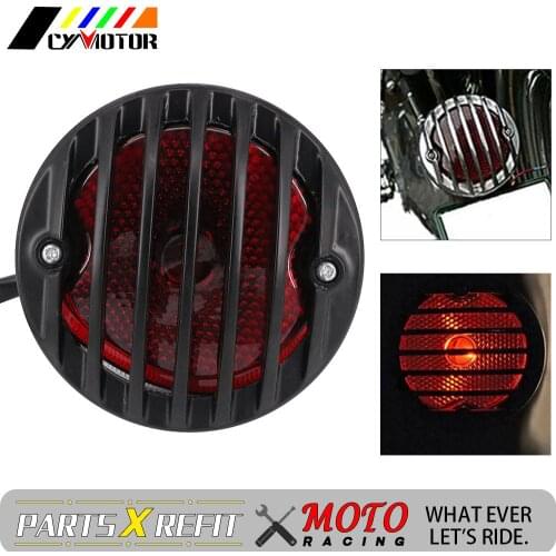 Motorcycle Universal 12V Tail Light Stop Signal Indicator Motorbike Blinker Turn Signals Brake Lights For Scooters ATVs Bobber