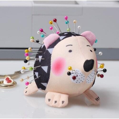 Hedgehog Shape Sewing Pincushion Cushion Cloth Pin Cushion Sewing Accessory Pegs Quilting Holder Sewing Craft Tool Needle Holder