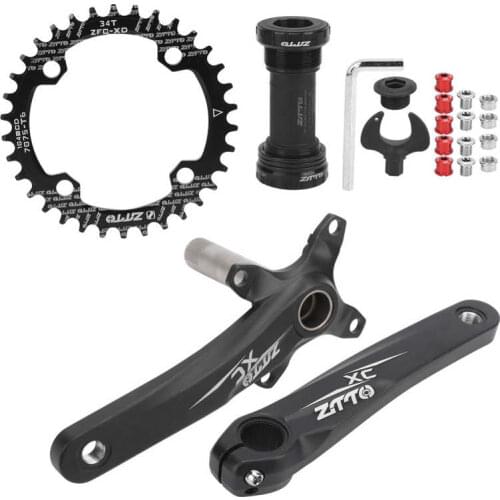 ZTTO 170mm Bicycle Crankset Crank Bottom Bracket 32T 34T 36T Chainring Crank Arm Set Mountain Bike Bicycle Chainwheel Crankset