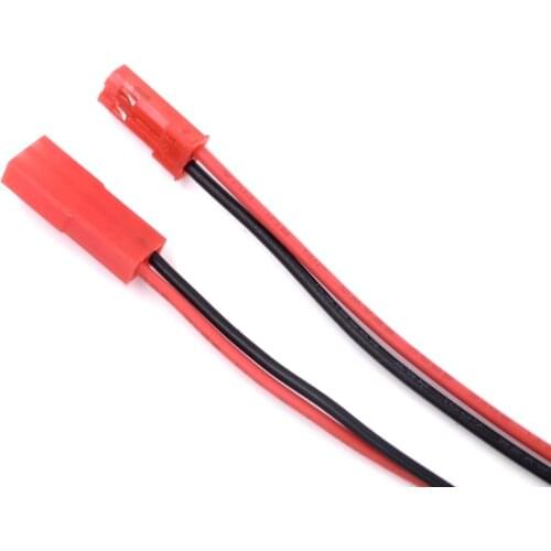 10 Pairs 100mm 150mm JST Male + Female Connector Plug for RC Lipo Battery Part 10cm 15cm