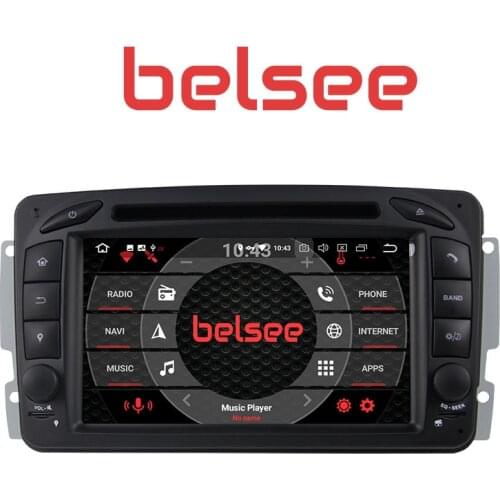 Belsee Android 10.0 2 Din Car Player Radio Head Unit Autoradio for Mercedes Benz CLK W209 W203 W639 W168 W463 Vaneo Viano Vito