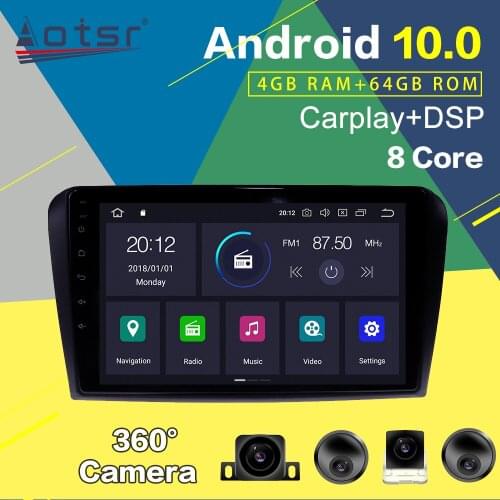 Car GPS Navigation Multimedia Player For Mazda 3 2006-2011 Android Radio Recordert Auto Audio Stereo Head Unit DSP 360 Camera 2k