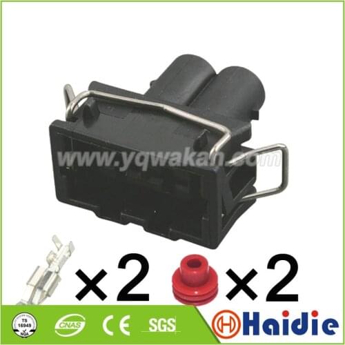 Free shipping 5sets 2pin 4.8 series auto electric plug 357 972 772 waterproof male oil pump connector 357972772