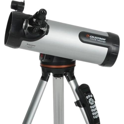 Celestron Professional AstroMaster 114LCM Computerized Newtonian Reflector Astronomic Telescope With 25MM 9MM Eyepieces Tripod