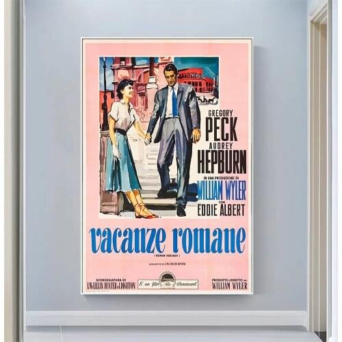 CP1112 Roman Holiday (3) Classic Hot Movie Print Silk Fabric Poster Indoor Wall Art Decor Gift