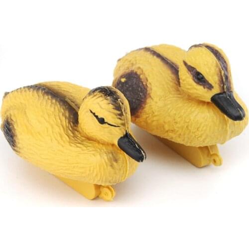 Baby Duckings Floating Decoy Ducks Fishing Tackles Plastic Garden Decoration Hunting Mallard Plastic Ornament Pond Koi Fish