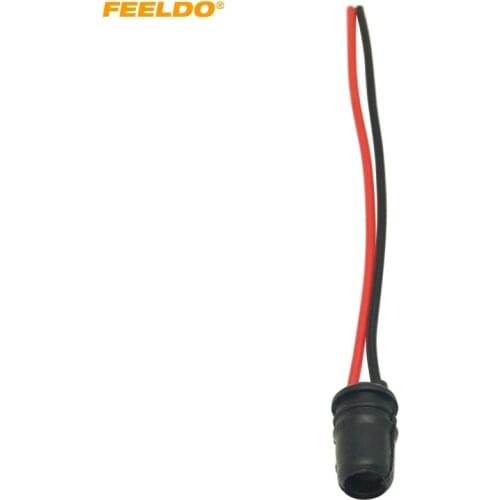 FEELDO 2pcs Car T10 W5W 147 501 LED Light Socket Connector Extension Wedge Light Base Holder For Car Styling #CA5736