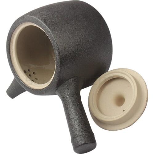 Black Pottery Ceramic Kyushu Teapot Chinese Kung Fu Teapot Drink