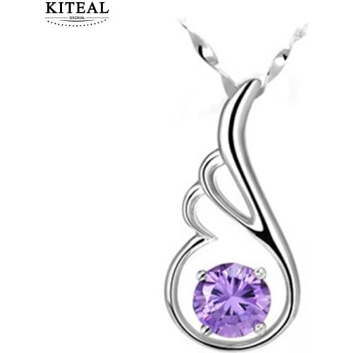 KITEAL Hot New Fashion Perfume women necklaces & pendants Angel Wing Pendant angle wing maxi colar oso