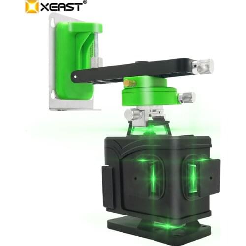XEAST 16 Lines 4D Laser Level cross line Green laser level self-leveling multipurpose level laser horizon vertical measure