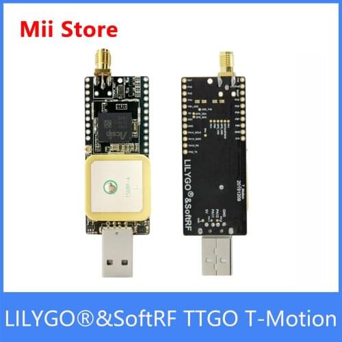 LILYGO®&SoftRF TTGO T-Motion S76G Lora Chip LORA 868/915/923Mhz Antenna GPS Antenna USB Connector Development Board