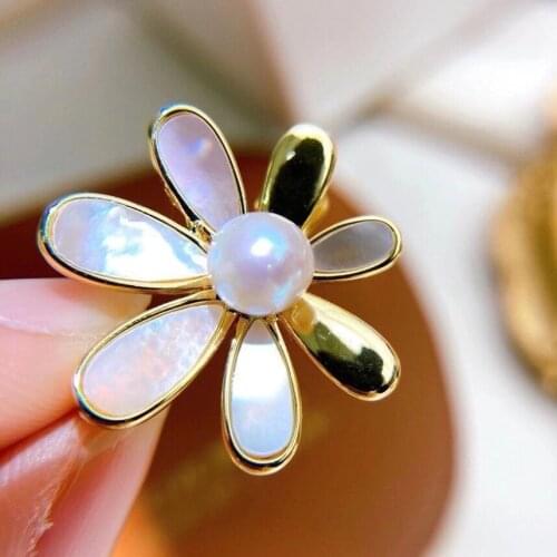 MLKENLY White Brooches For Clothes