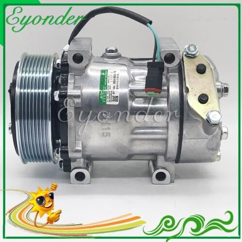 SD7H15 AC A/C Compressor Cooling Pump 24V PV8 for Scania DIESEL trucks 144 460 530 164 480 580 SANDEN 7847 8067 7889 6024 7980