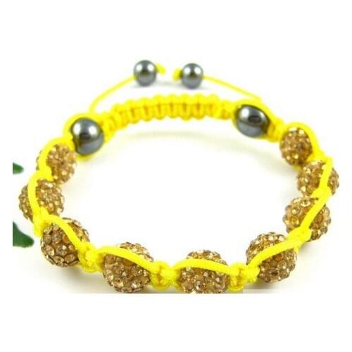 New arrival yuryq hot micro pave CZ Disco Ball Beads Bracelet fasion Gift jewelry Discount crystal df34s