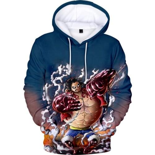 New 3D One Piece Anime Hoodies Men/ Women Hooded Fashion Long Sleeve 3D Print One Piece 3D Hoodies Sweatshirts pullovers tops