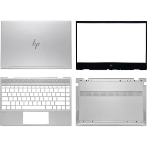 New Laptop LCD Back Cover/Front Bezel/Palmrest/Bottom Case For HP ENVY X360 13-AH 13-AH0006TU TPN-W136 TOPcase Silver L24145-001