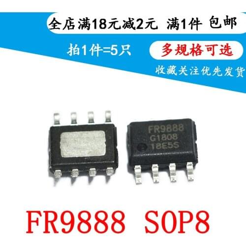New FR9888 FR9888SPGTR SOP-8 Common LCD Power Management Chip (5PCS)