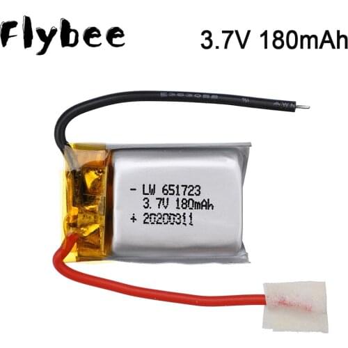 3pcs 3.7V 180mAh Lipo Battery for Syma S109G S111G for MJXRC X900 X901 Replacement Spare Parts for Syma RC Helicopter