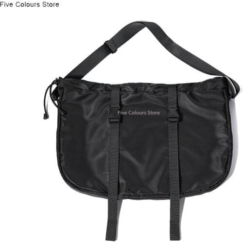 2021 One Shoulder Messenger Backpack Tooling Style Messenger Bag Sports Gym Bag Nylon Canvas Travel Bag Men and Women School Bag