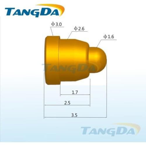Tangda pogo pin connector DHL/EMS D3.0*3.5mm 2A Great stretch Spring probe Battery pin Mobile phone probe Charging thimble