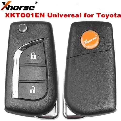 XHORSE XKTO01EN Universal Remote Key for Toyota 2 Buttons for VVDI Key Tool and VVDI2 (English Version)