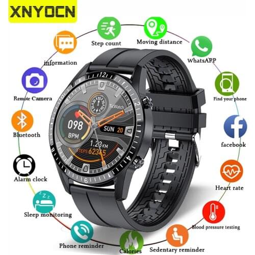 Xnyocn Smart Watch Fashion Luxury Men Watch Sport Fitness Clock Bracelet IP68 Waterproof Bluetooth Connection Watches Mens 2021