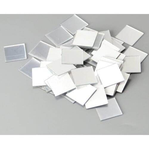 100PCS/lot DIY 3D Mirror Acrylic Mural Wall Stickers Mosaic Mirror Effect Room Square Home Decor Stickers 2x2cm