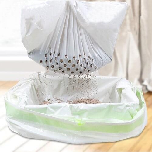 7Pcs/Pack Portable Cat Litter Filter Bag Household Hygiene Reusable Puppy Litter Box Tray Home Pet Accessories Cat Supplies