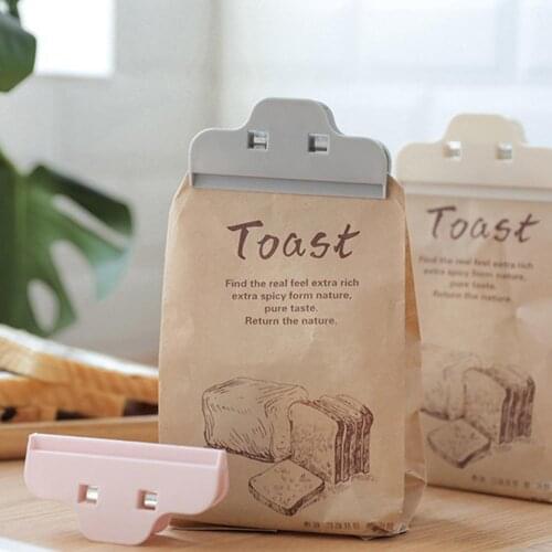 Lightweight 10Pcs Excellent Seasoning Storage Bag Sealing Clips Plastic Food Bag Clips Long Lasting for Household