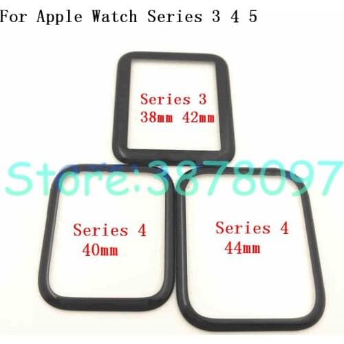 Front Outer Glass Lens Cover Replacement parts For Apple Watch Series 3 4 5 38mm 42mm 40mm 44mm LCD Glass