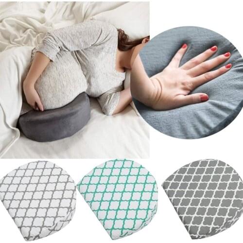 Pregnancy Pillow Wedge for Maternity Women Sleepers Cotton Memory Foam Soft Side Pillows Support Body Baby Breastfeeding Pillow