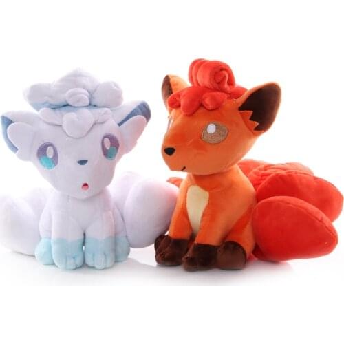 About 20cm Pokemones plush toys Doll Alola Vulpix Plush Toy Stuffed Dolls Plush Doll Gifts for Children